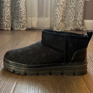 Brand New UGG Classic Ultra Mini Monogram Boots